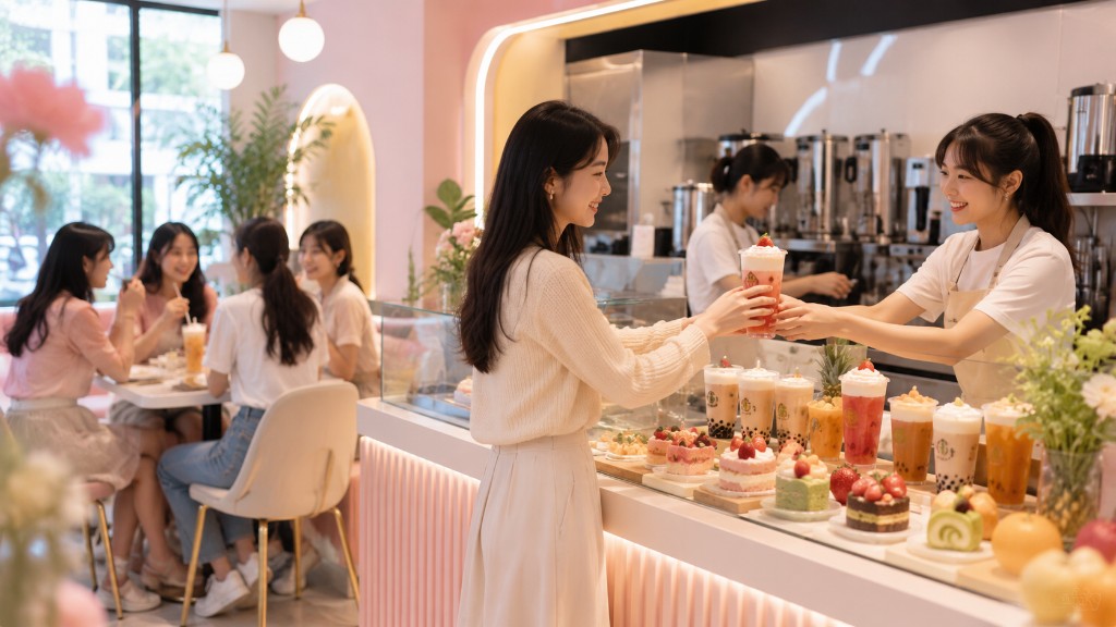 云朵茶铺门店页示例